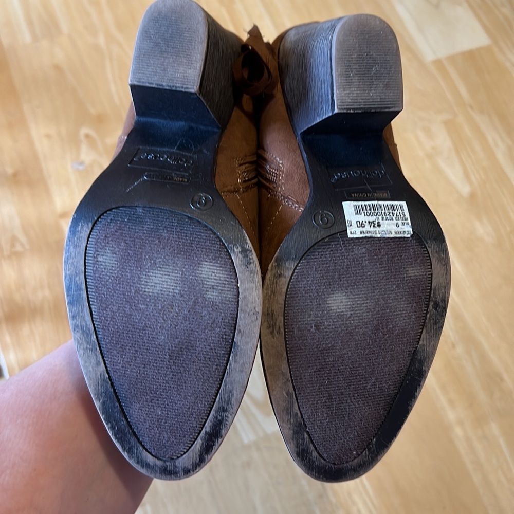 Cute brown suede boots - Picture 6 of 8
